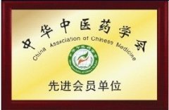 中华中医药学会先进会员单位